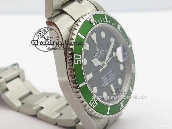 Bracelet Green Maker 16610 A3135 Dial SS Submariner BP On 0319